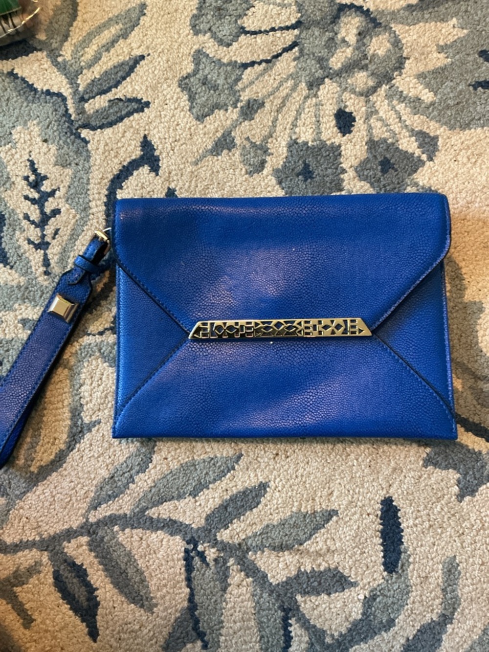 Stella & Dot Blue Women's Wristlet Clutch